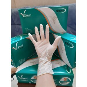 Găng tay y tế Nitrile có bột Khải Hoàn hộp 50 đôi, Ưu Đãi 10-12% Khi Mua Sỉ
